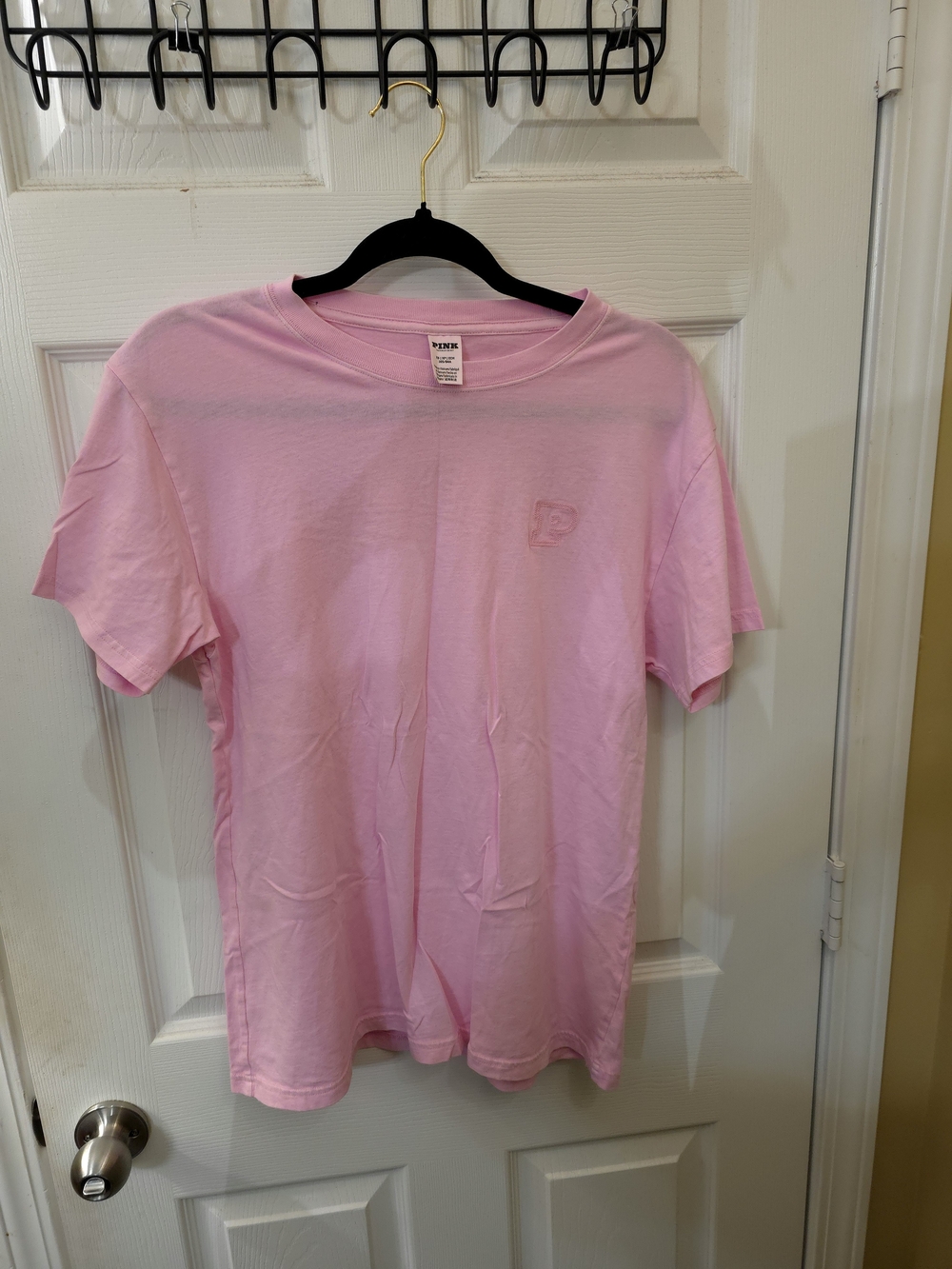 PINK Victoria's Secret Bubblegum Pink Crewneck Tee